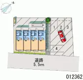 ★手数料０円★調布市柴崎　月極駐車場（LP）